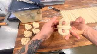 POV: You’re Shaping Cardamom buns - Scandinavian top bakery work