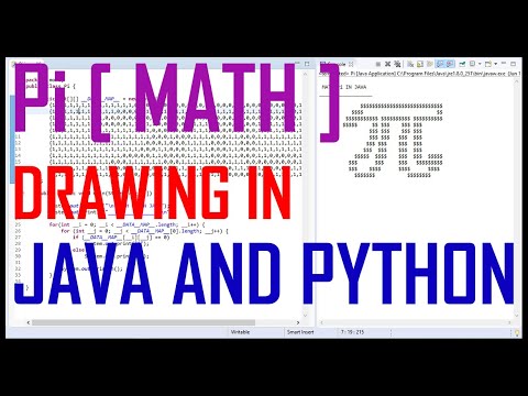 Pi  Math  Drawing In Java And Python - From Scratch