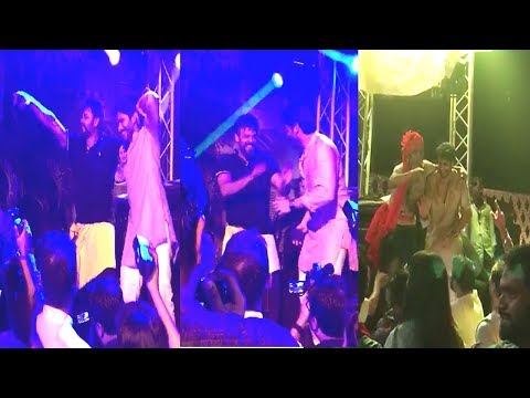 Venkatesh and Nagarjuna Dance at Samantha Marriage