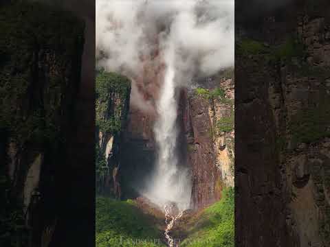 Angel Falls #worldwonders#naturebeauty #angelfalls#wondersoftheworld#wonders#scenicrelaxationfilm