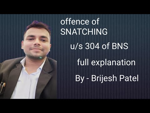 SNATCHING kya hota h@ snatching kise khte h.. full explanation