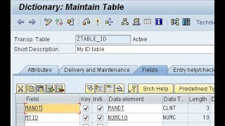 How to Create Table in ABAP in SAP -SE11 Data Dictionary - Intact Abode