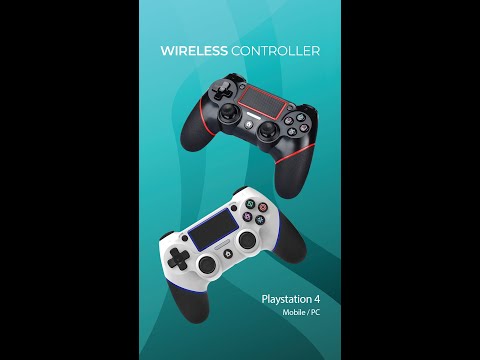 PS4 Controller Wireless ORDA Gamepad Compatible with All PS4 Models & PC