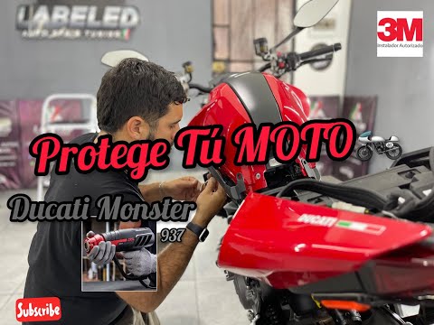 DUCATI Como vinilar una MOTO😱 VINILO 3M PPF/ PROTEGE la PINTURA ORIGINAL