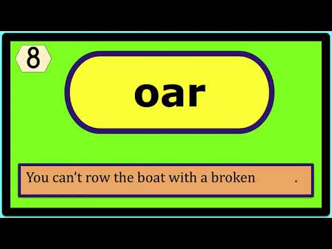 R Controlled or,oar,ore Spelling Pattern