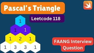 Google Interview Pascal Triangle Swift  #swift #dsa #datastructure #pascaltriangle #googleinterview