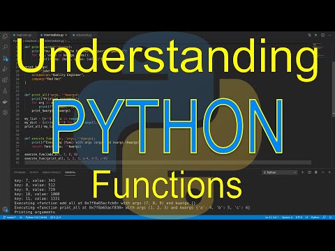 Understanding Python: Functions