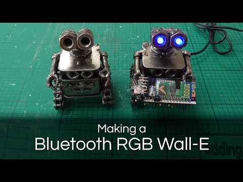 Making a Bluetooth RGB Wall-E