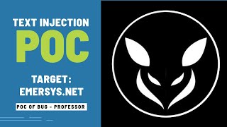 Text injection Bug Bounty POC on Emarsys Hackerone Target - Bug Bounty University
