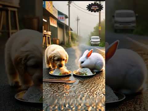 Dog aur khargosh ki dosti#aianimationvideogenerator #aianimationtutorial #aianimationsoftware #viral