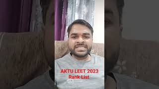 AKTU LEET 2023 Rank List @PolytechnicPathshala