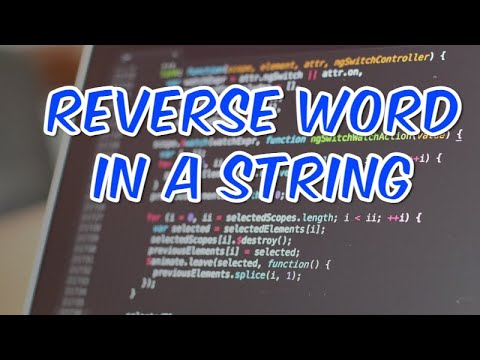 reverse word in a string || DSA