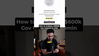 3 things to check before bidding a government contract.