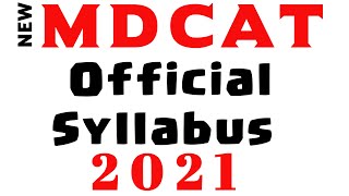 PMC MDCAT Official Syllabus 2021 - MDCAT 2021 latest news - NMDCAT 2021
