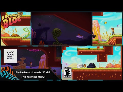 A Boy and His Blob - Blobolonia Levels 21-25 (PS4 Gameplay, No Commentary) part 5