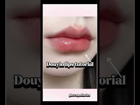 Try this douyin lips makeup tutorial #makeup #beautytips #douyin #korean #glowup #shorts
