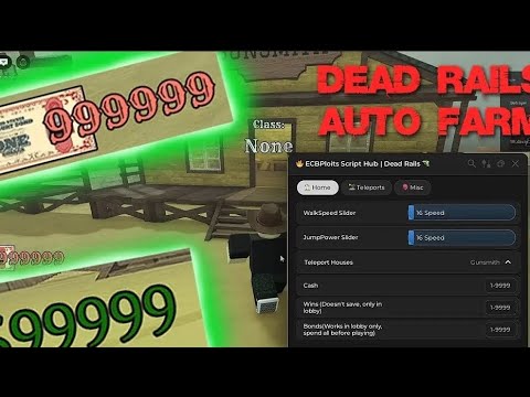 Best Script Dead Rails No key - Auto win-Npc lock-Auto unicorn 🦄 And More...
