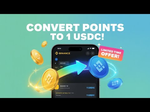 🎁 Get 1 USDC for Free Using Binance Points!  Limited Time Offer💸 || Binance New Offer🔥💰