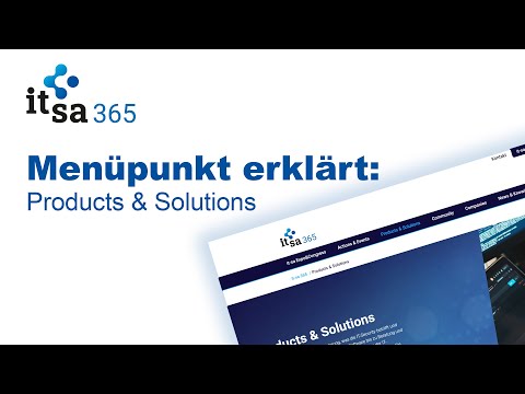 it-sa 365 | Companies, Products & Solutions - Kurz erklärt