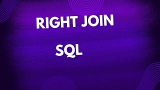 RIGHT JOIN | SQL Tutorial | Learn dotnet