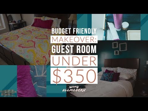 Room Makeover under $350 with AllModern | LizeeAngel
