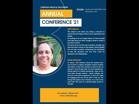 CMF Annual Conference 2021: Relationship with Peers - Dr. Beena Sam Mathews | Day 1