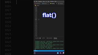 flat( ) nested array method in #javascript #shorts