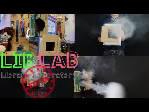 Can a square hole make a round vortex ring?