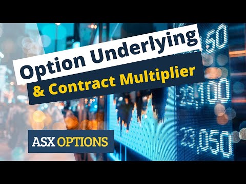 Option Underlying & Contract Multiplier - Options for Beginners p.4