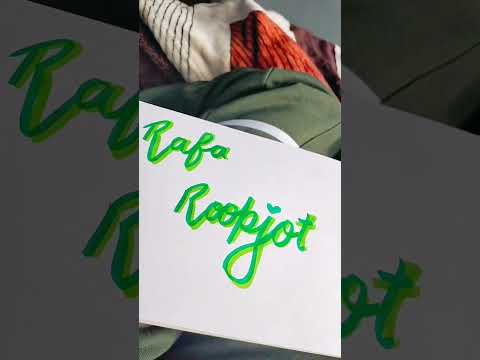 Comments your's! ❤️ #kimransidhu #shorts #viral #calligraphy