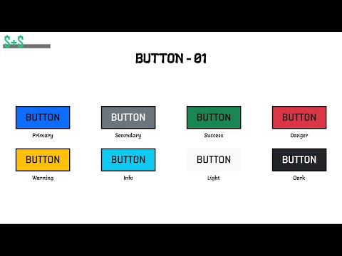 Button 01 || HTML & CSS || With Source Code || CSS Button