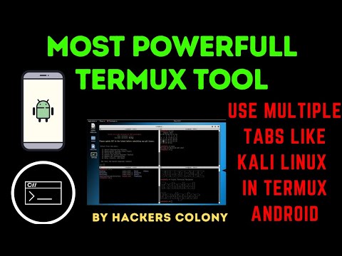 Termux Powerfull Tool | Use Multiple Tabs on Same screen Like Kali Linux #termux #hacker #hacking