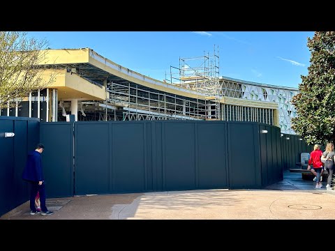 Construction Overview at EPCOT in 4K