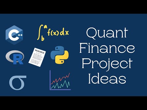 Quant Finance Project Ideas for Resumé
