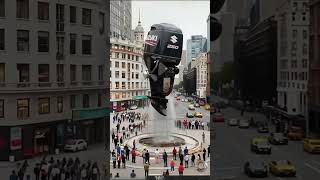 Flick of a Finger, Giant Soars! #fastrobot #automobile #diyrocket