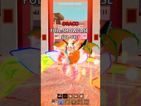 THIS DRACO V4 IS INSANE 🔥🔥🔥 #roblox #bloxfruits #shorts #draco