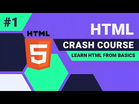 HTML Crash Course: Learn HTML From Basics|Part-1