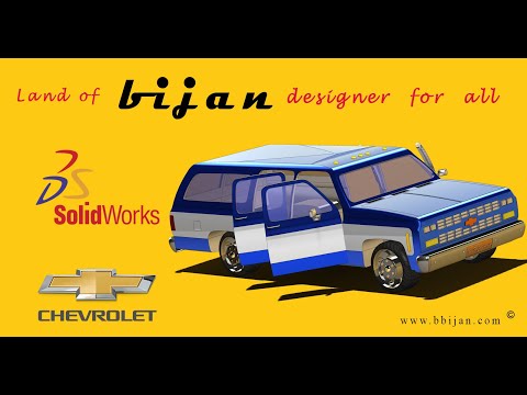 SolidWorks 2020 Tutorial - Car Design (Chevrolet Suburban 1980)