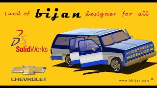 SolidWorks 2020 Tutorial - Car Design (Chevrolet Suburban 1980)
