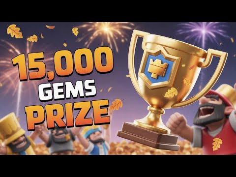 15000 GEMS? Clash Royale Global Tournament! #ClashRoyale #Shorts
