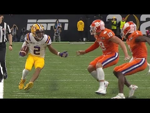 Clemson vs LSU Jefferson's Filthy Juke Has Clemson Defender Moonwalking