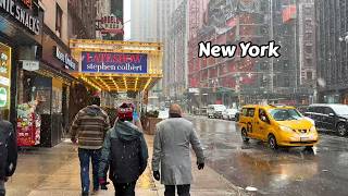 Walking In The Snow Manhattan New York Snowfall Virtual Tour