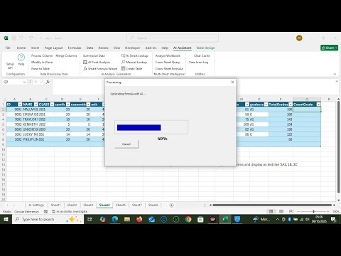 *Excel AI Assistant* - a custom add-in that brings the power of artificial intelligence."