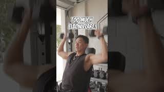 Stop Doing Shoulder Presses like This! ❌ #Shorts