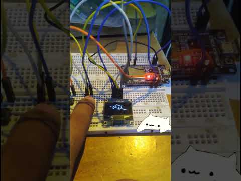 ESP32 WITH OLED DISPLAY | FUN PROJECT | #embeddedsystems #shorts #techtutorials