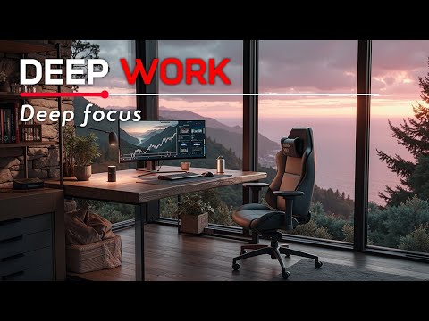 Deep Work Music ~ Ocean Sunset Serenity for Ultimate Focus & Productivity Flow!