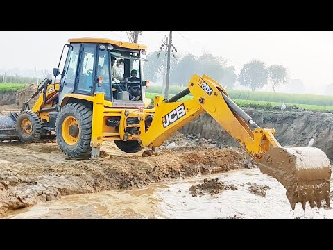 jcb machine mud working l make bhatta brick mud 🚜