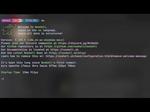 The Perfect Terminal For Developers (Nushell)