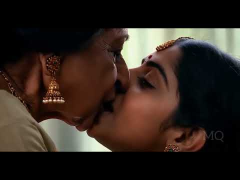 Elderly and young Indian lesbian women kissing and in love | lesbian kissing videos