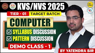 KVS/NVS 2025 Computer Literacy by Yatendra Sir